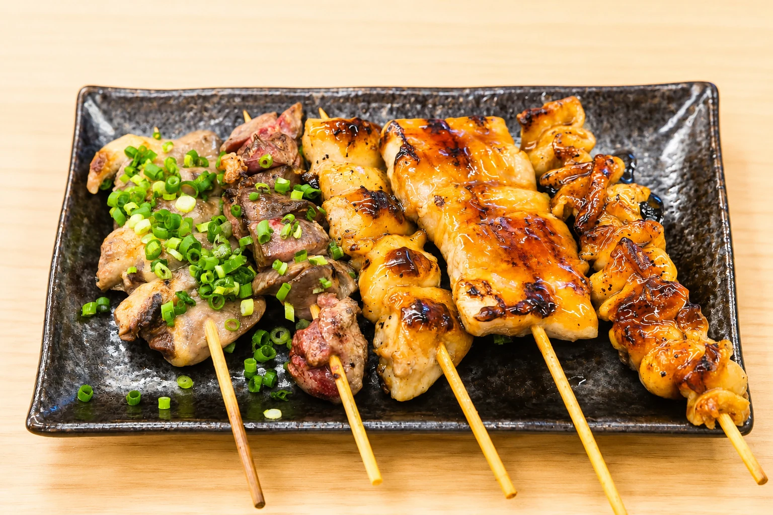 焼き鳥の盛り合わせ