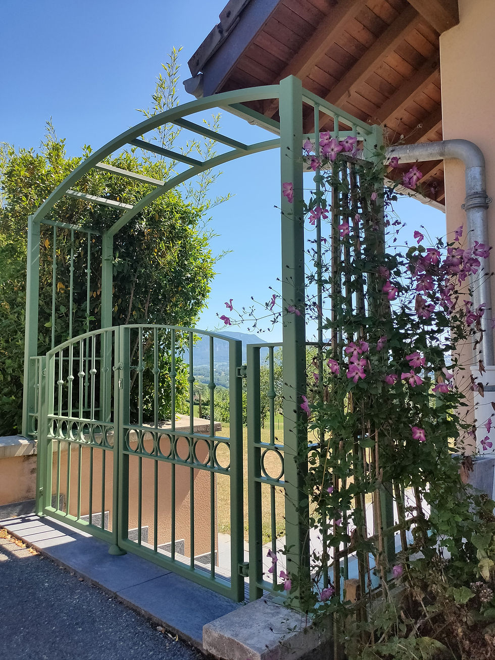 Arche portail fer forgé