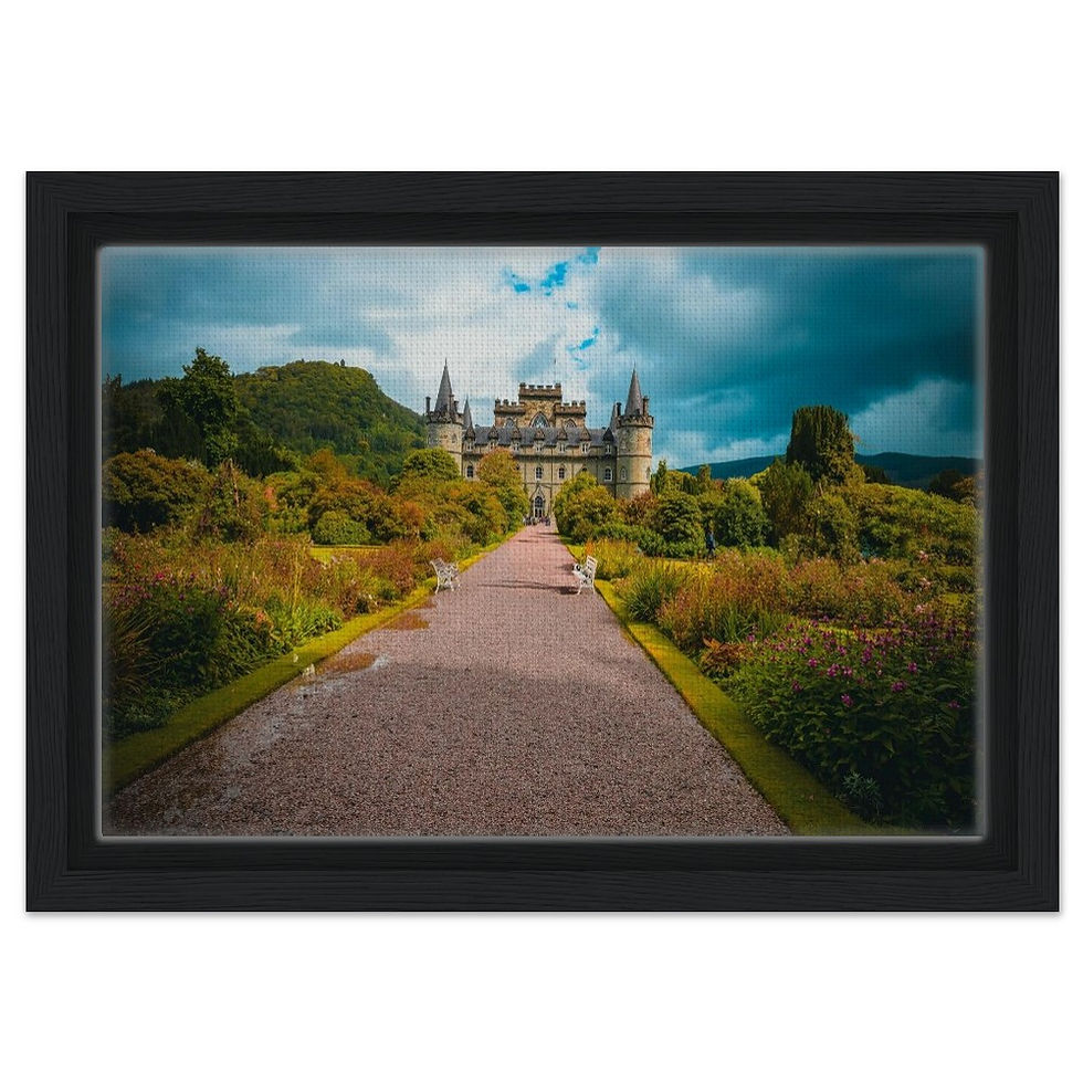 Thumbnail: Inveraray Castle - Framed Canvas