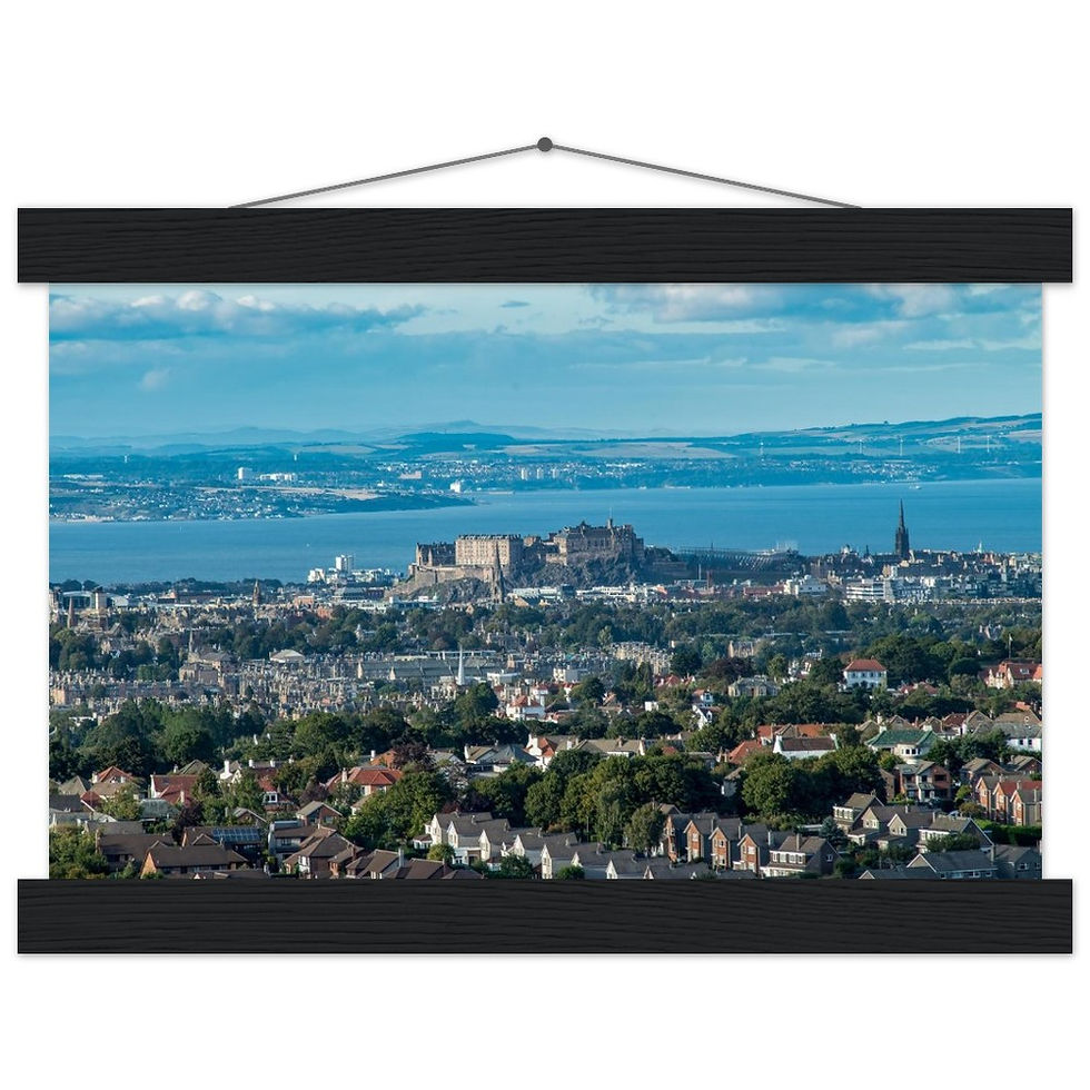 Thumbnail: Edinburgh City View  - Premium Matte Print with Hanger