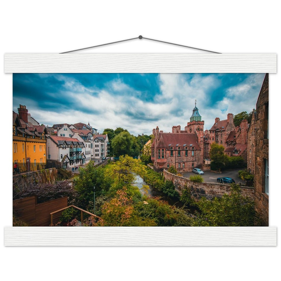 Dean Village - Premium Matte Print with Hanger