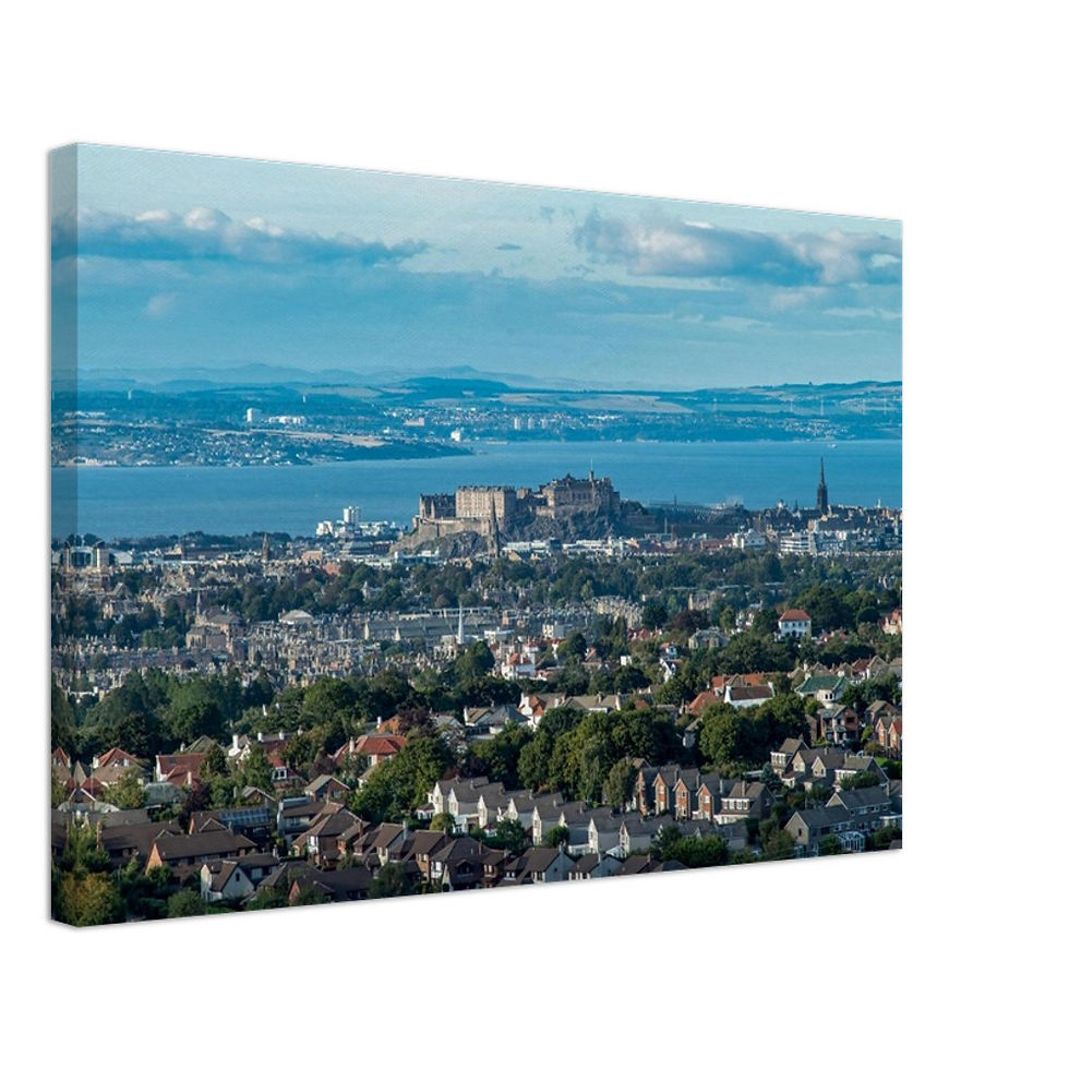 Thumbnail: Edinburgh City View   - Canvas Print