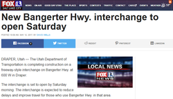 Fox13 New Bangerter Hwy