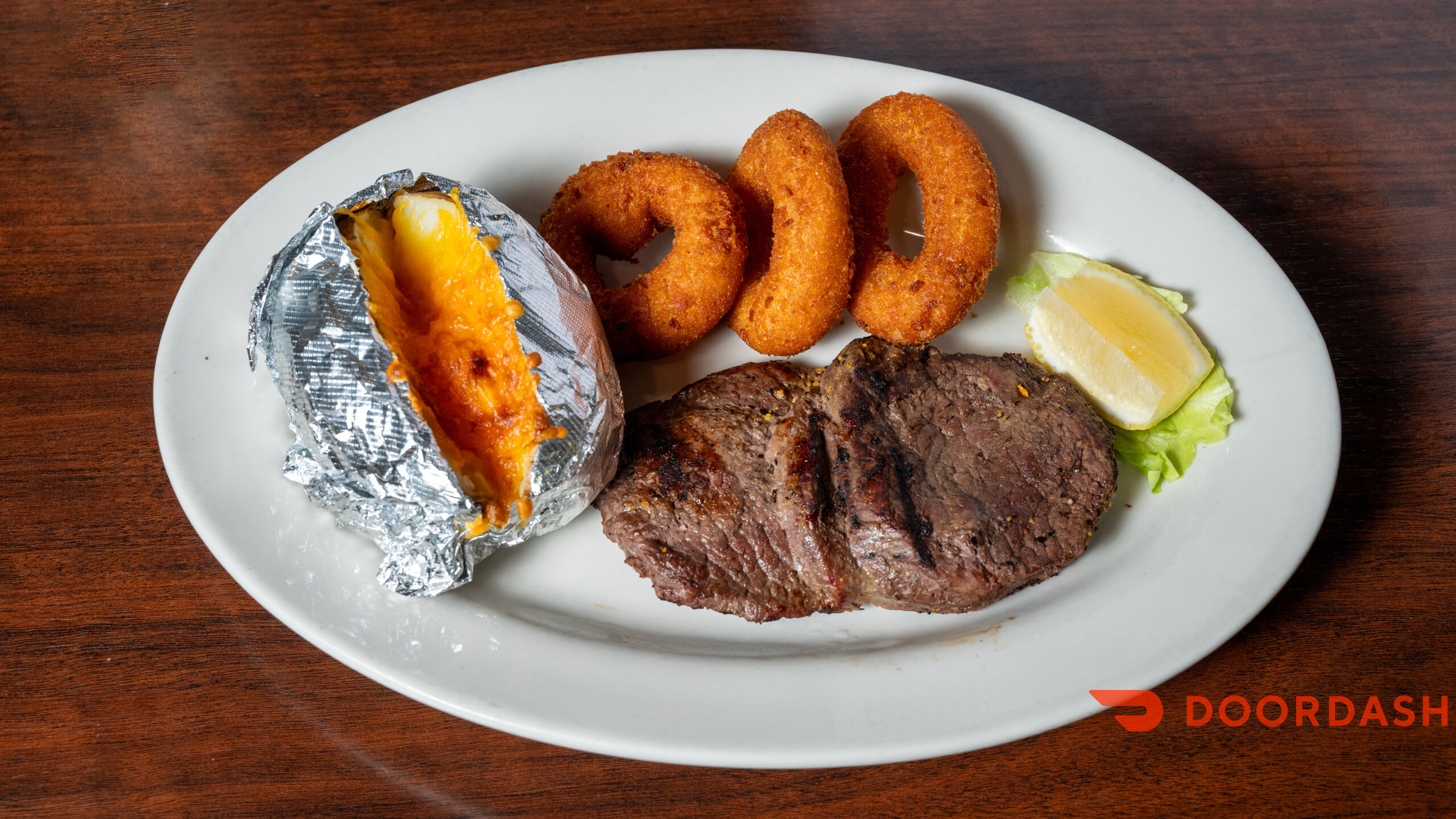 Fresh-cooked plate from Mayfair Seafood, Monroe NC