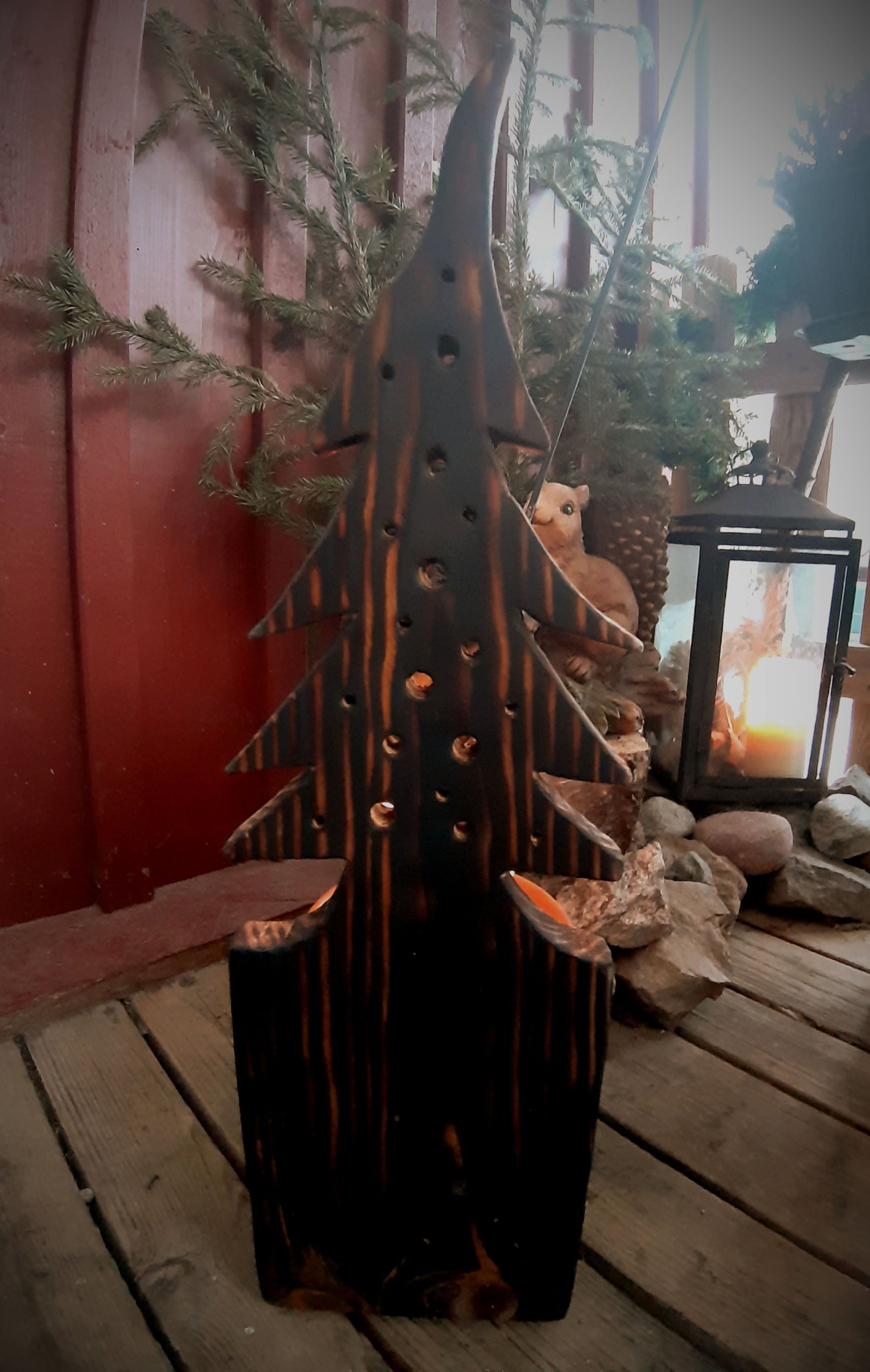 Holzständer "Tannenbaum"