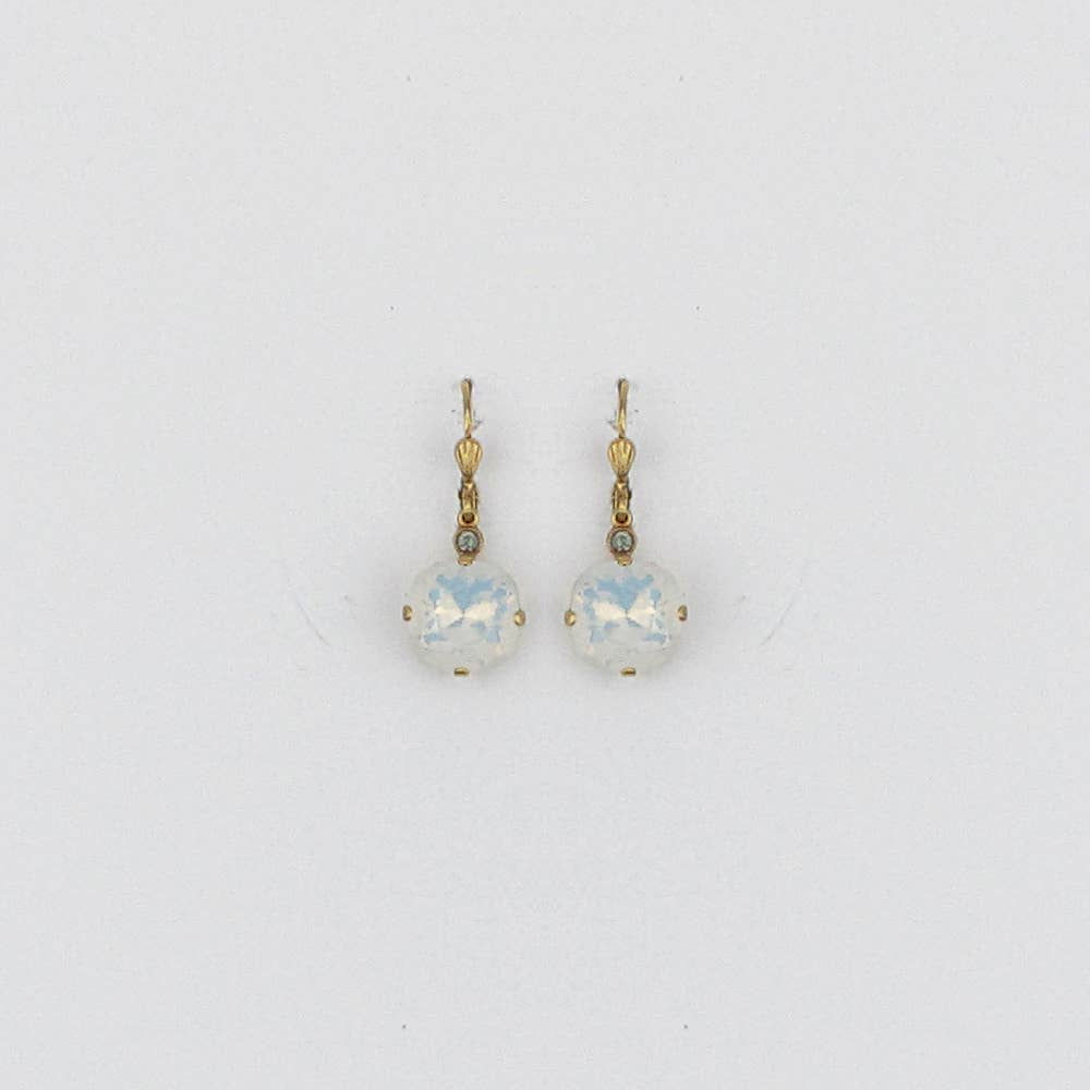 La Vie Classic Earring: White Opal