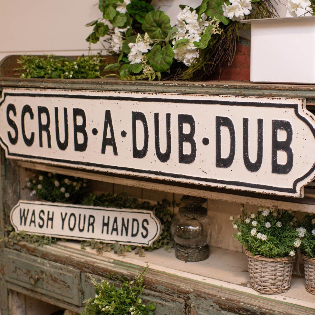 SCRUB-A-DUB SIGN