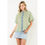 Miniatura: Shelby~ Smocked Neck Puff Sleeve Print
