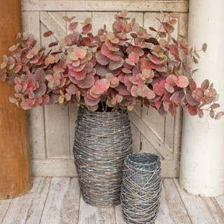 36" BURGUNDY & RED EUCALYPTUS SPRAY