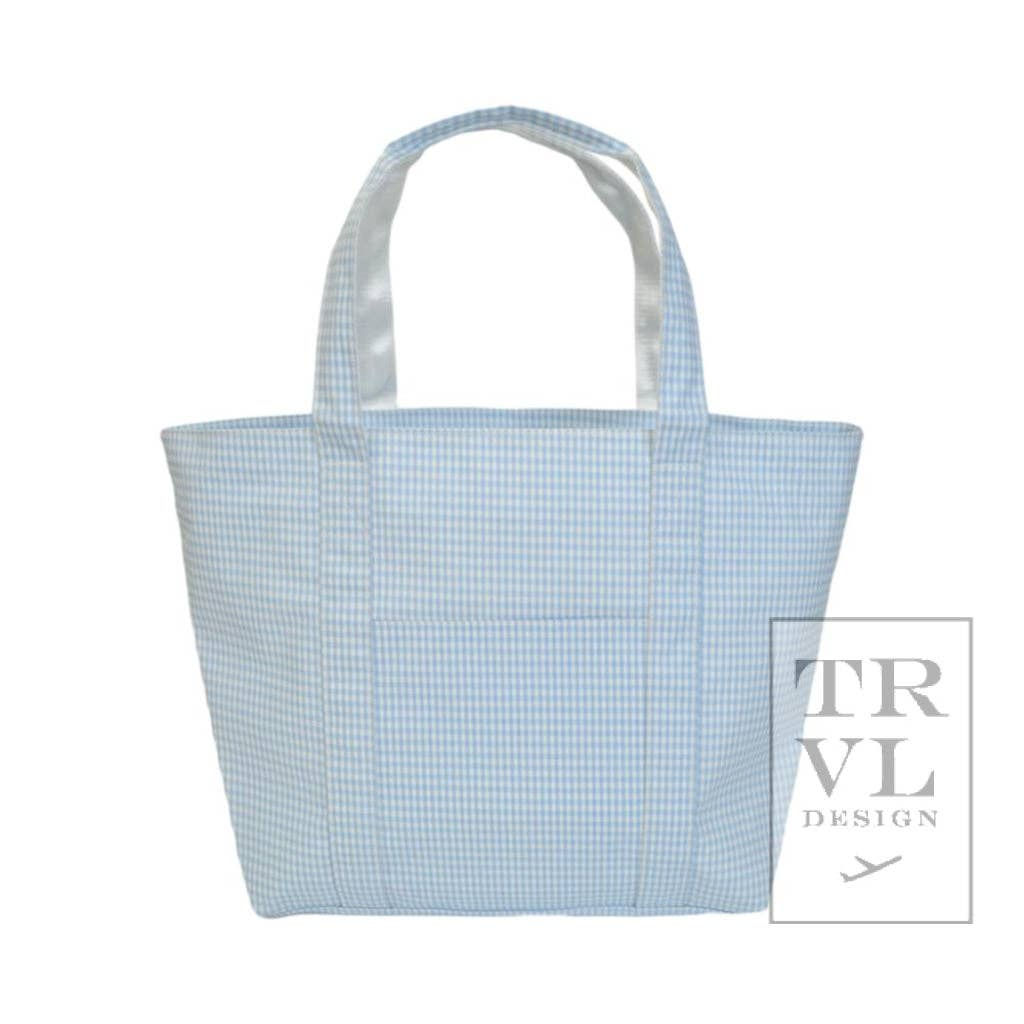 Jumbo Tote - X-large Tote Gingham Mist: Gingham Mist