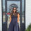 Miniatura: Delta Denim Sleeve Pleated Denim Midi Dress