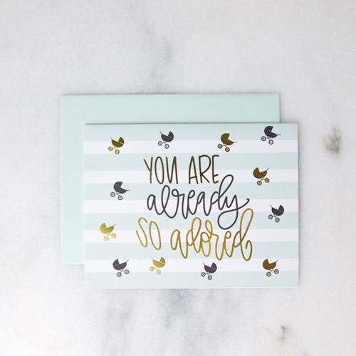 Greetings Card- So Adorable