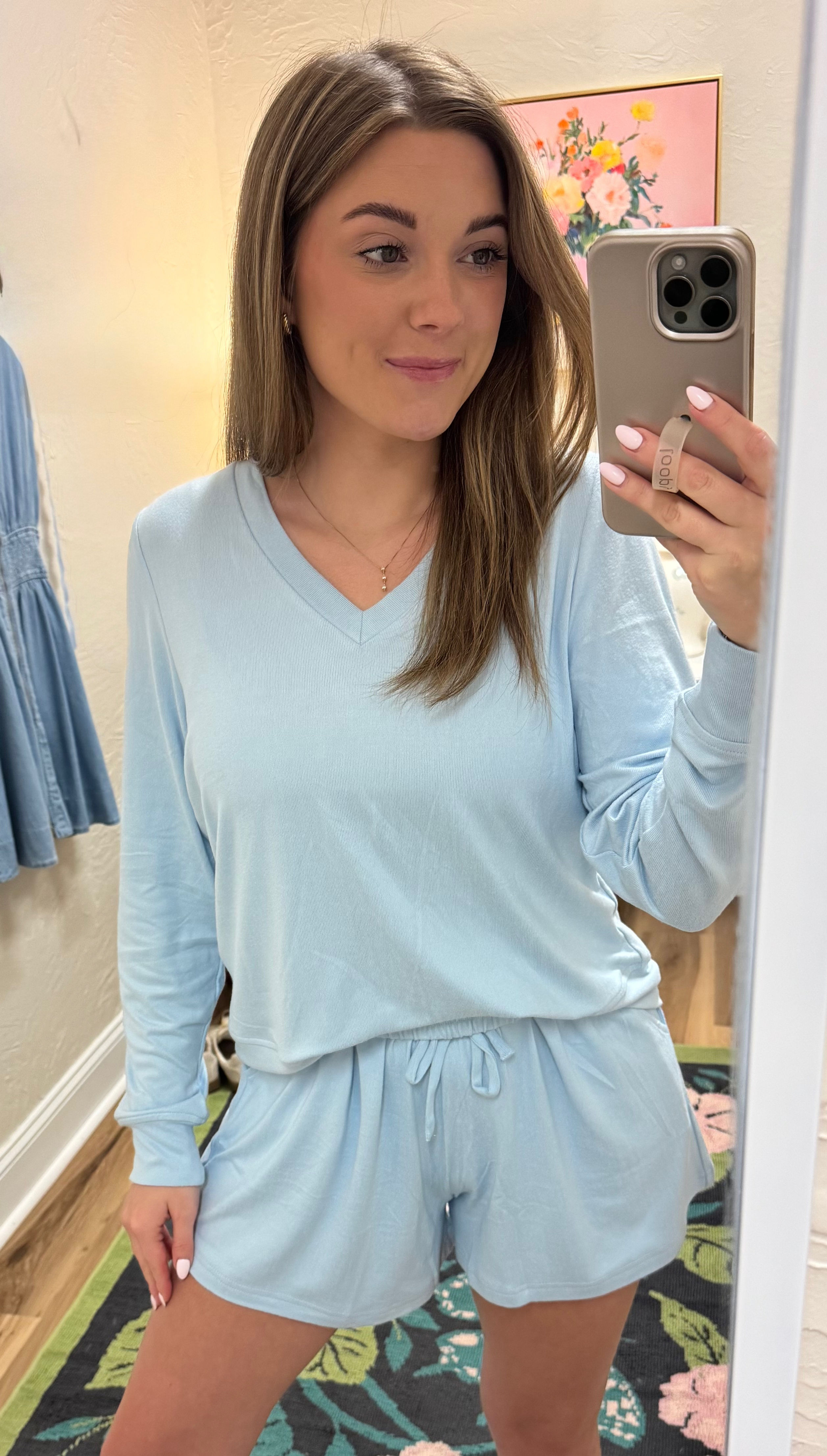 Short Set Carly Blue