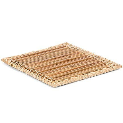 Square Natural Bamboo Trivet