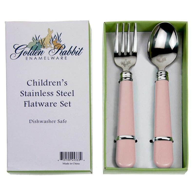 Pastel Pink Flatware Set