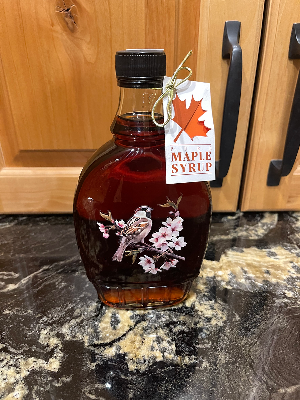 Thumbnail: Maple Syrup 12 Oz Glass Audubon Flask (Grade A Amber Color Robust Taste)