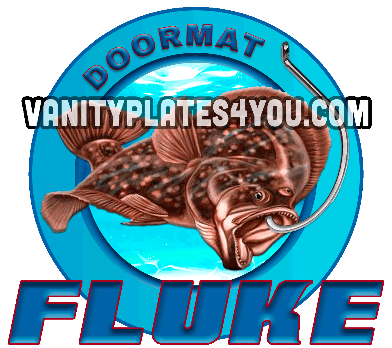 DECAL-00000015 FLUKE FISHING