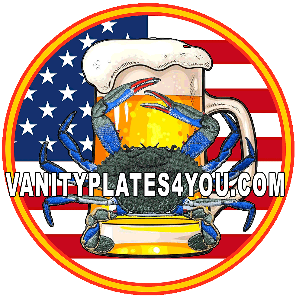 CRAB AND BEER VINYL WINDOW DECAL