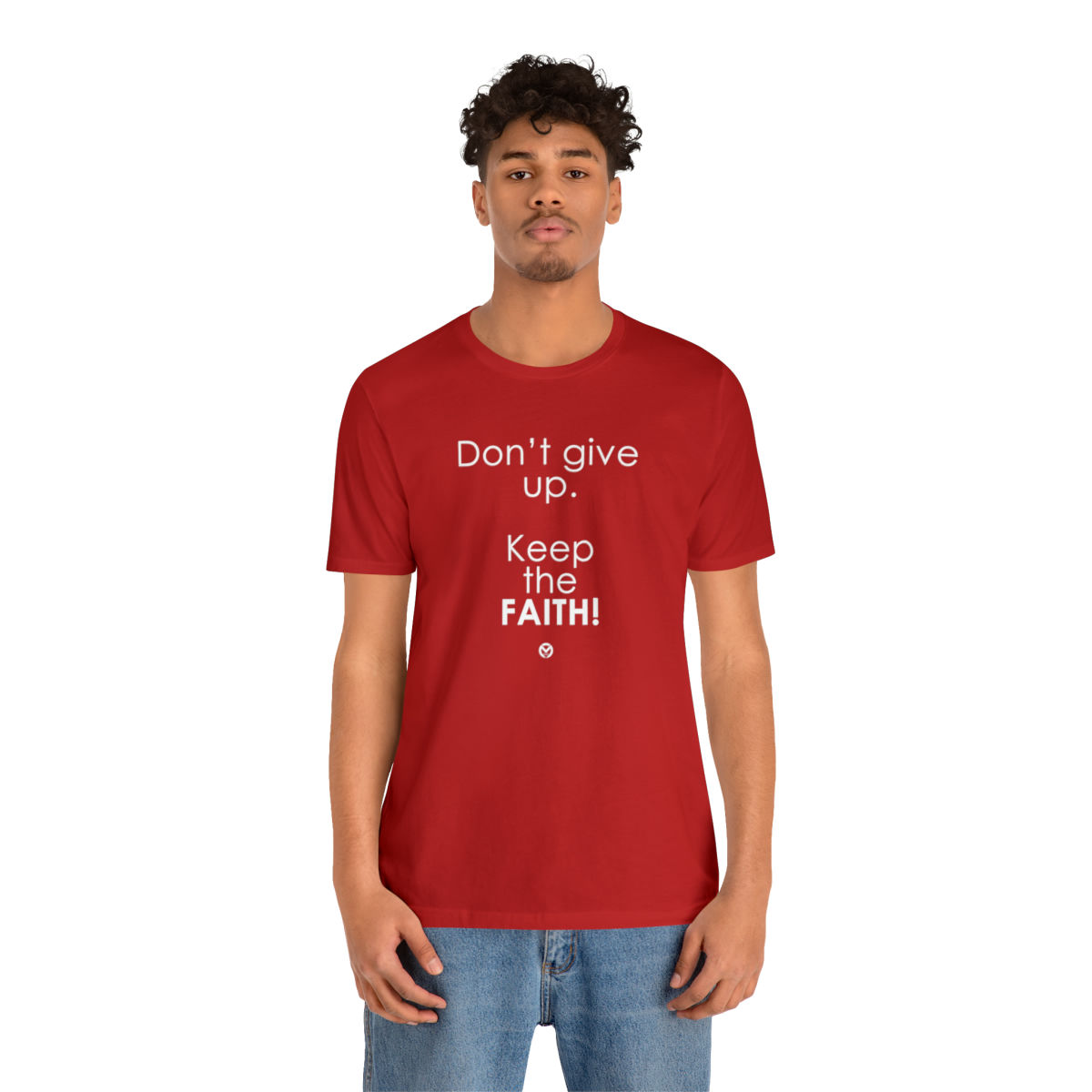 IC Don't Give Up Unisex Jersey Short Sleeve Tee