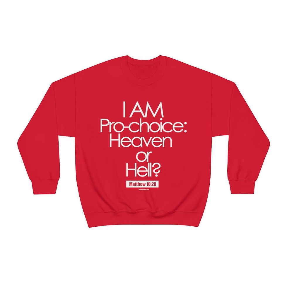 Thumbnail: I AM Prochoice Unisex Heavy Blend™ Crewneck Sweatshirt