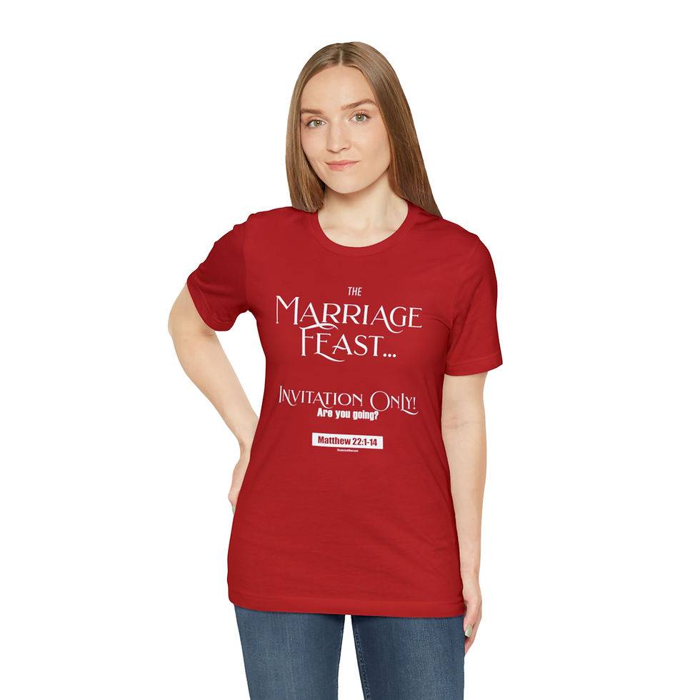 Thumbnail: Marriage Feast Unisex Jersey Short Sleeve Tee