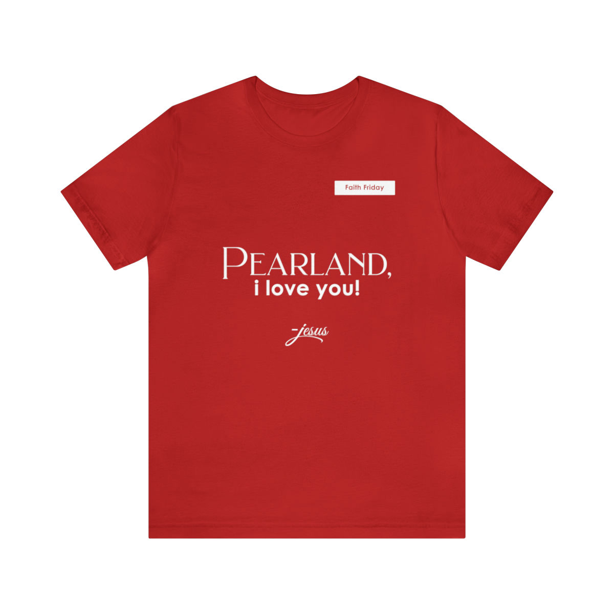 Pearland Faith Friday Jersey Short Sleeve Tee