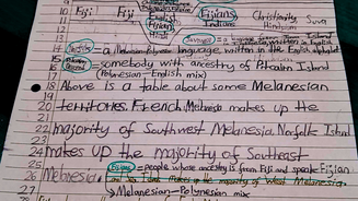 endofmelanesiaseries(frenchmelanesia, Fijian Melanesia, or simply Fiji and Norfolk Island):Melanesia