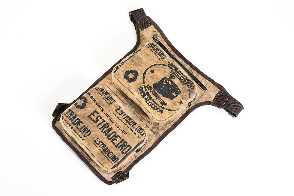 Miniatura: Pochete Cartucheira - Lona Reciclada Estradeiro-Estpoch102