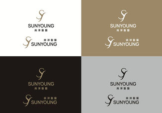 SUNYOUNG Fayi's overall brand image update design | LOGO design | Business card design | Store sig