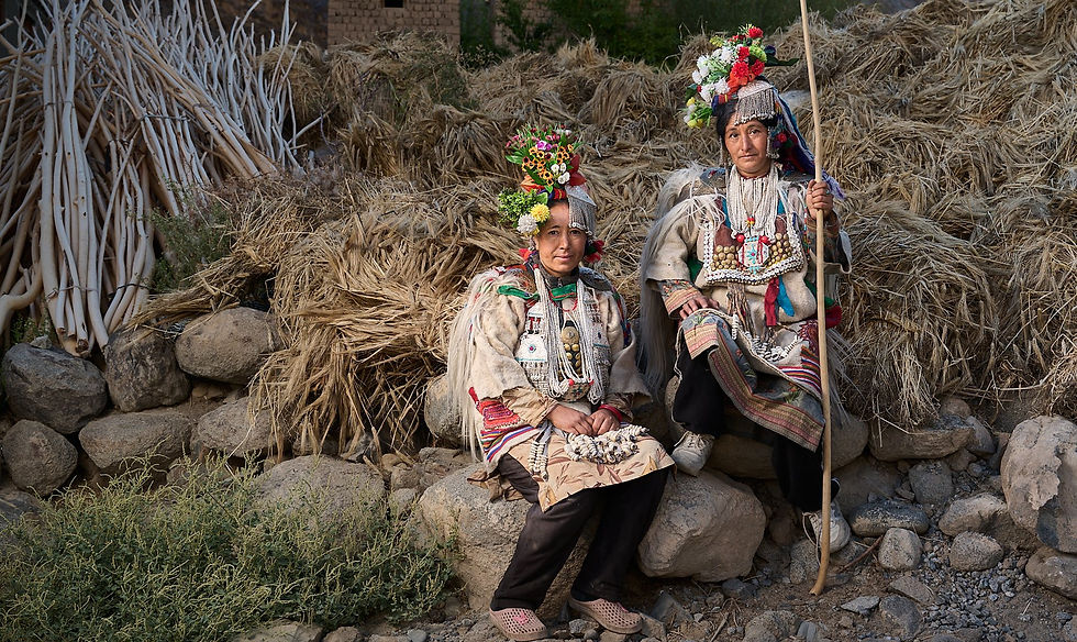 an ethnic group residing in the villages of Dha and Hanu in Ladakh, India.