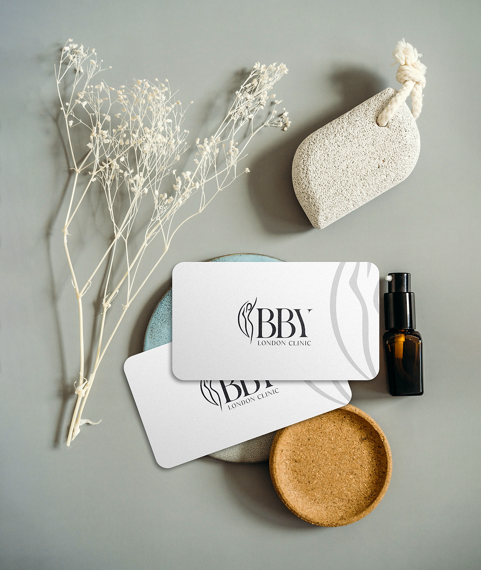 business card BBY Clinic Branding