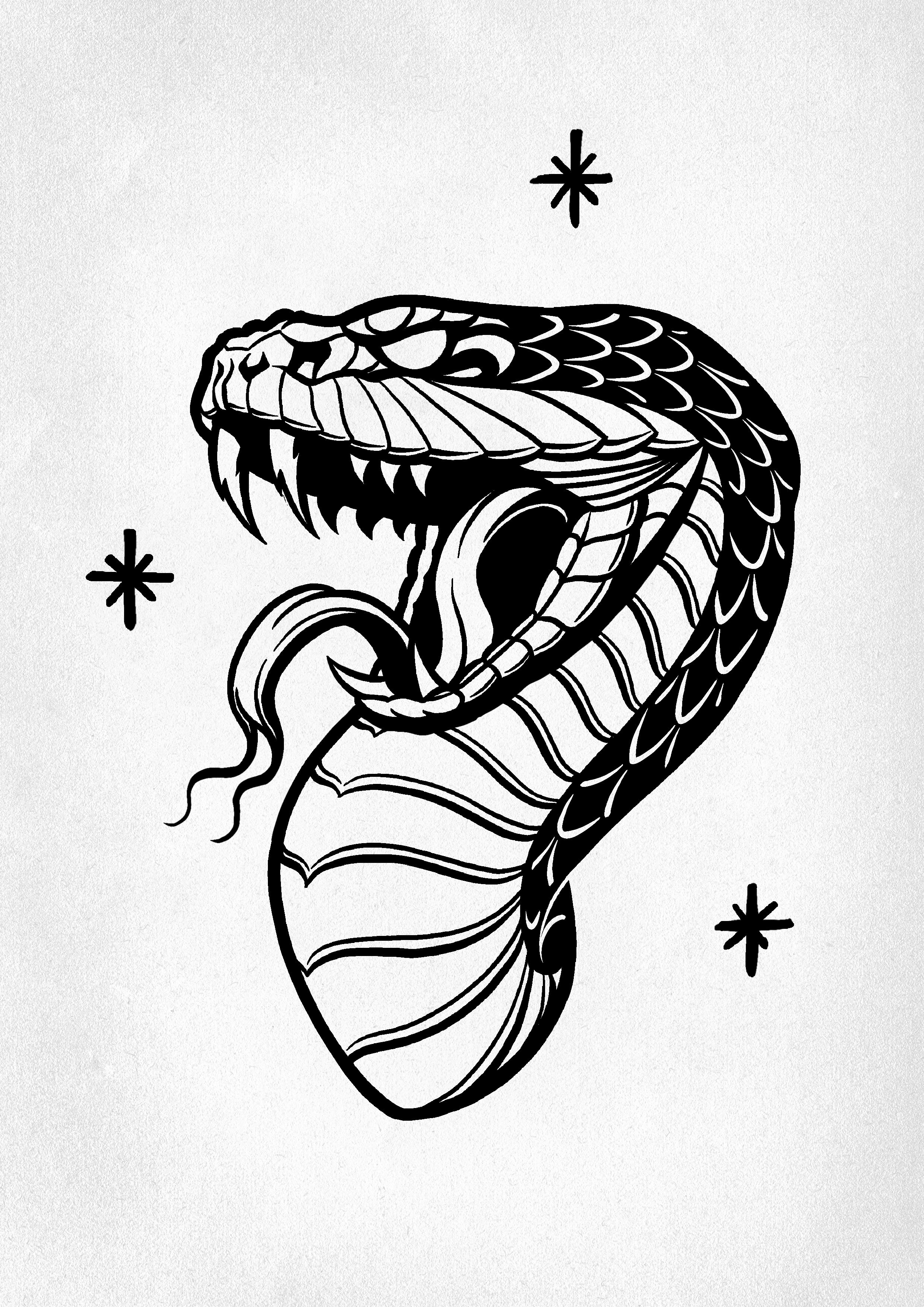 Cobra Flash - Hand Screen Print