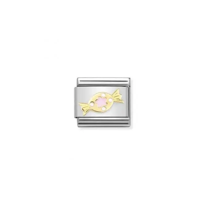 Nomination Gold Classic Pink Sweet Charm Link
