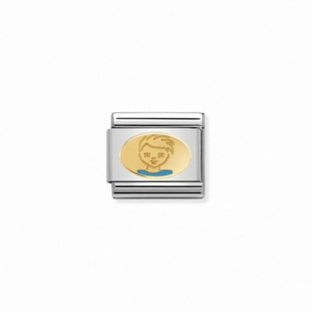 Nomination Gold Classic Boy Charm Link