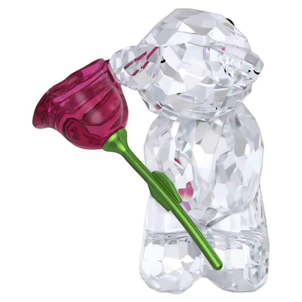 Thumbnail: Swarovski Crystal Kris Bear - A Rose for You
