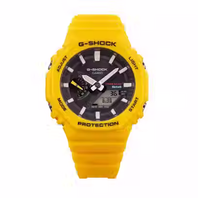 G-Shock Yellow Analogue Digital Solar Watch GA-B2100C-9AER
