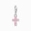 Thumbnail: Thomas Sabo Silver Pink CZ Cross Charm