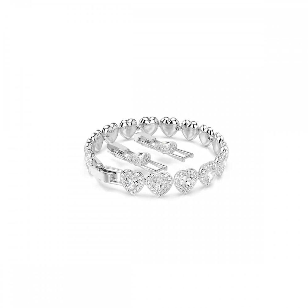 Thumbnail: Swarovski x Ariana Grande Mixed Cuts Heart Bracelet