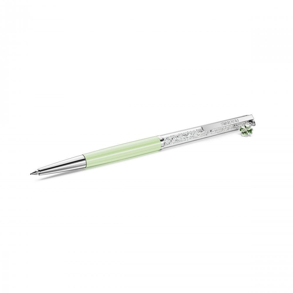 Swarovski Crystalline ballpoint Pen crystals, Green chrome pla