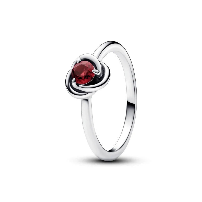 Pandora July Birthstone Eternity Circle Silver Ring