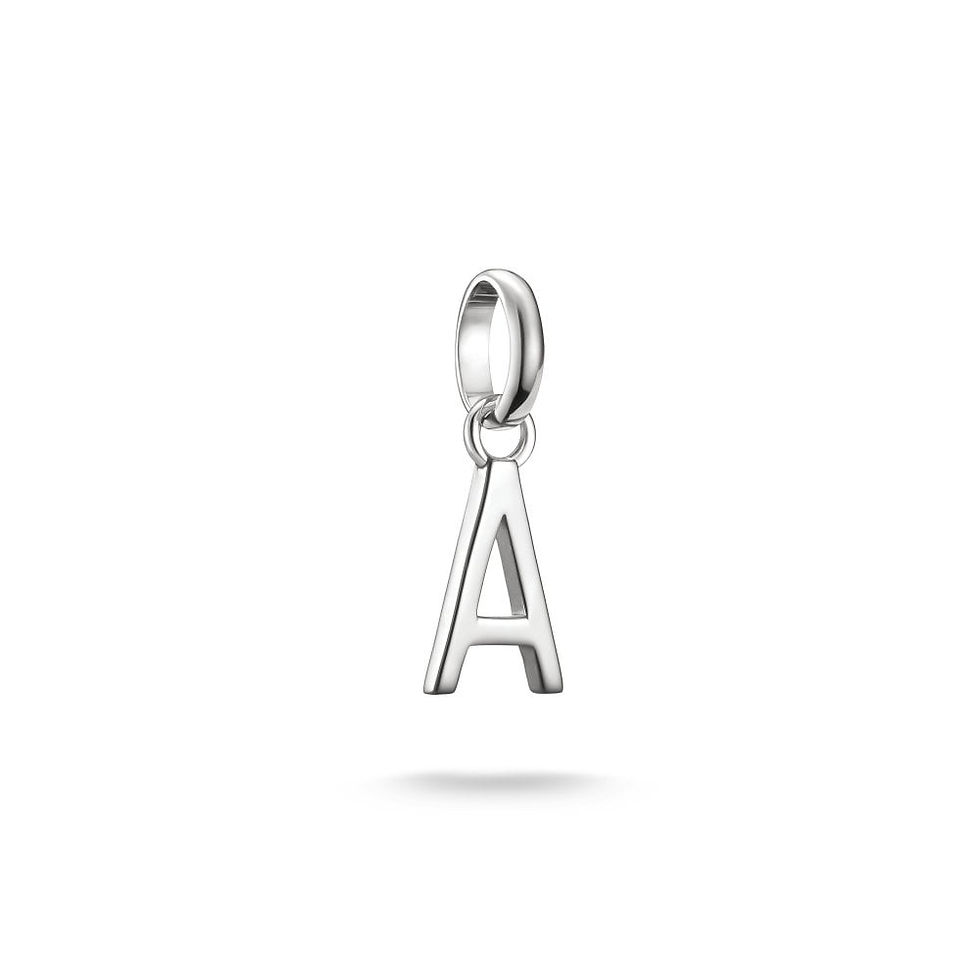 Thumbnail: Thomas Sabo Silver Connect Initial Letter A Charm