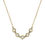 Thumbnail: Olivia Burton Trend Edition Ever Stacked Crystal Honeycomb Gold Plated Necklace