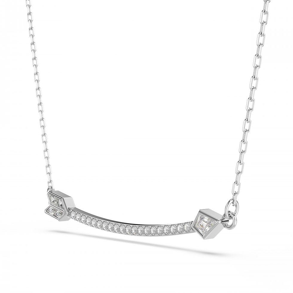 Thumbnail: Swarovski Idyllia Mixed Cuts Cupids Arrow Necklace