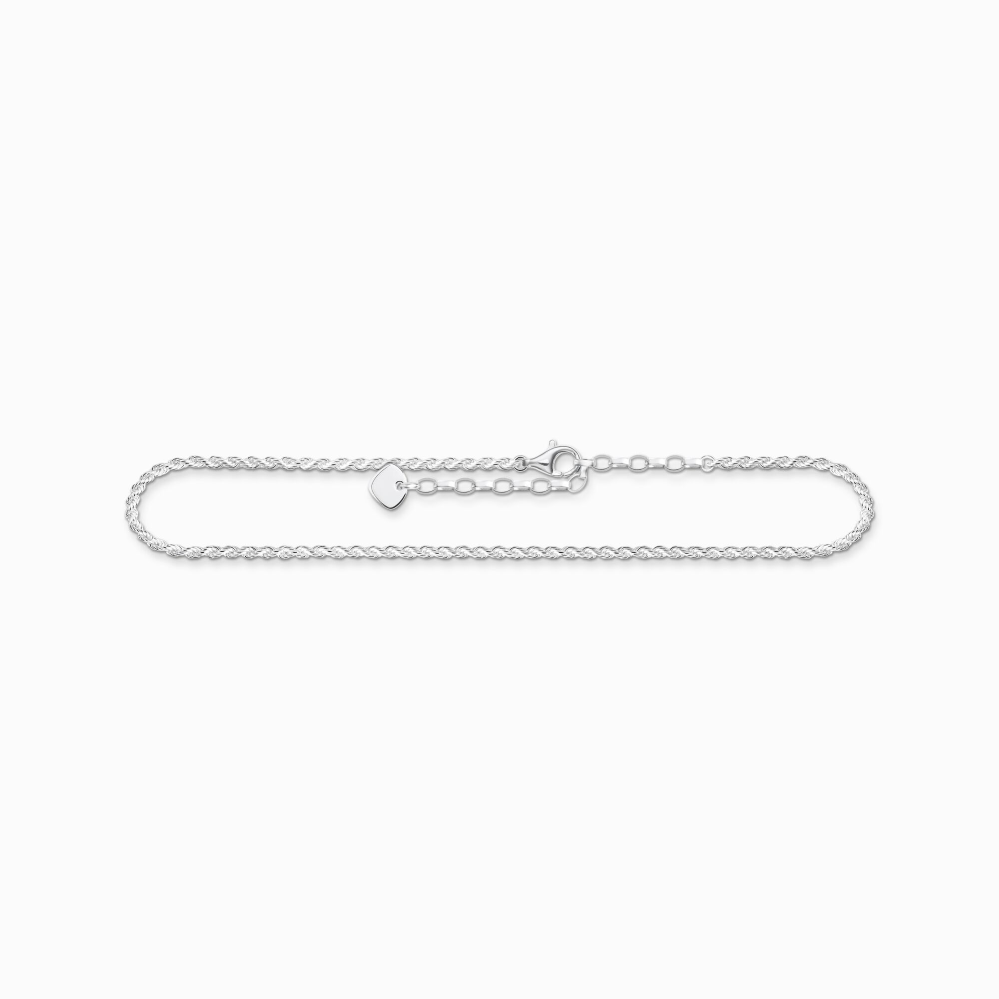 Thomas Sabo Twist Rope Detail Chain Anklet - AK0035