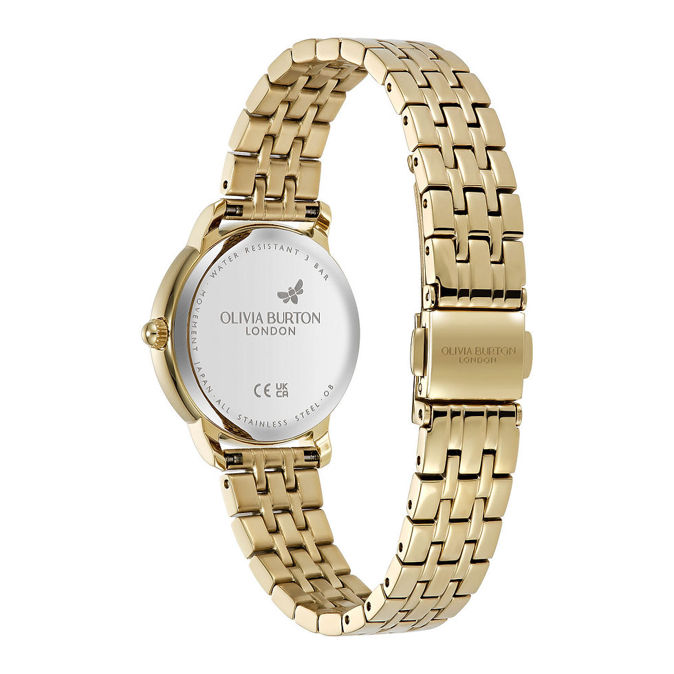 Thumbnail: Olivia Burton Classic Westbourne Champagne and Gold Bracelet Watch