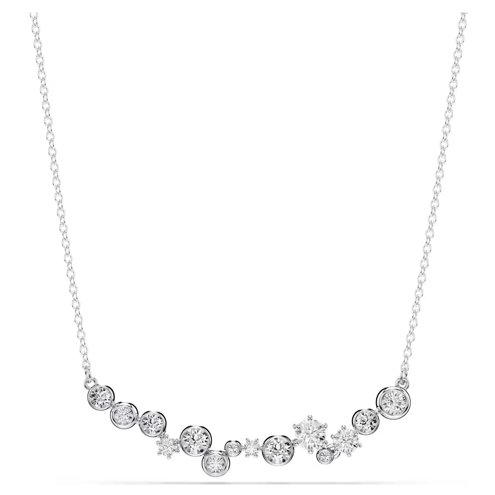 Swarovski Matrix Gradient Round Cuts Crystal Necklace