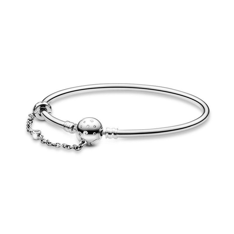 Pandora Moments 'One in a Million' Silver Bangle