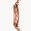Thumbnail: FOSSIL Carbon Three Hand Rose Gold Tone Ladies Watch - ES4441