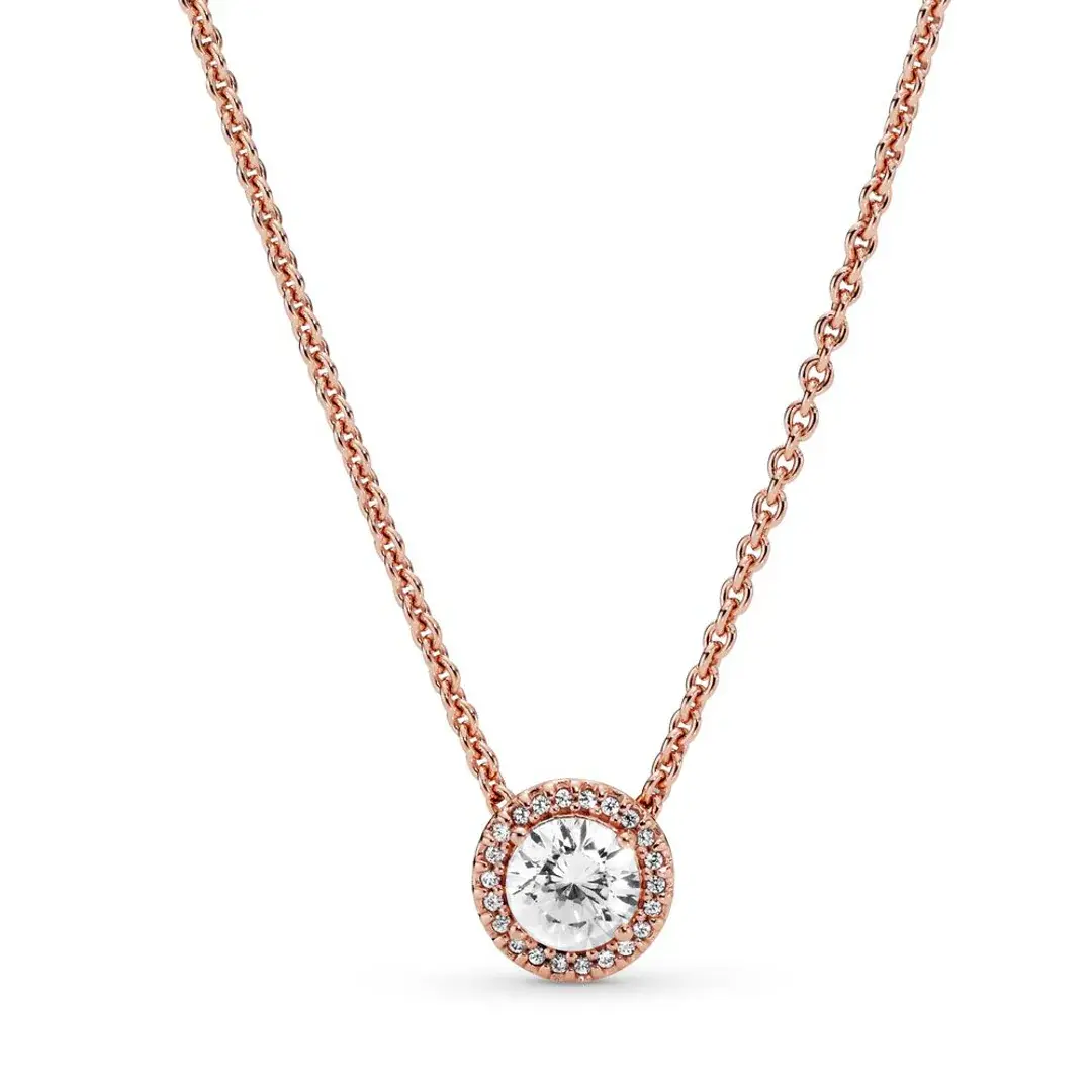 Pandora Timeless Rose Halo Necklace