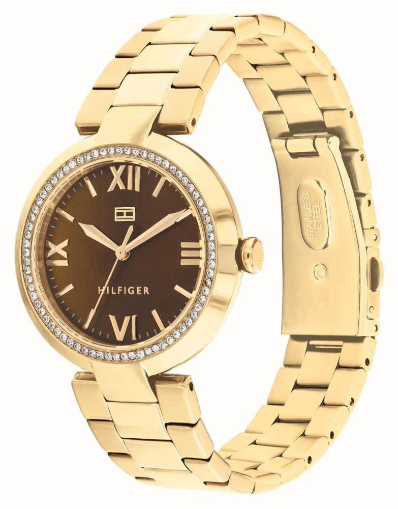 Thumbnail: Tommy Hilfiger Alice Yellow Gold Bracelet Strap Watch 1782631